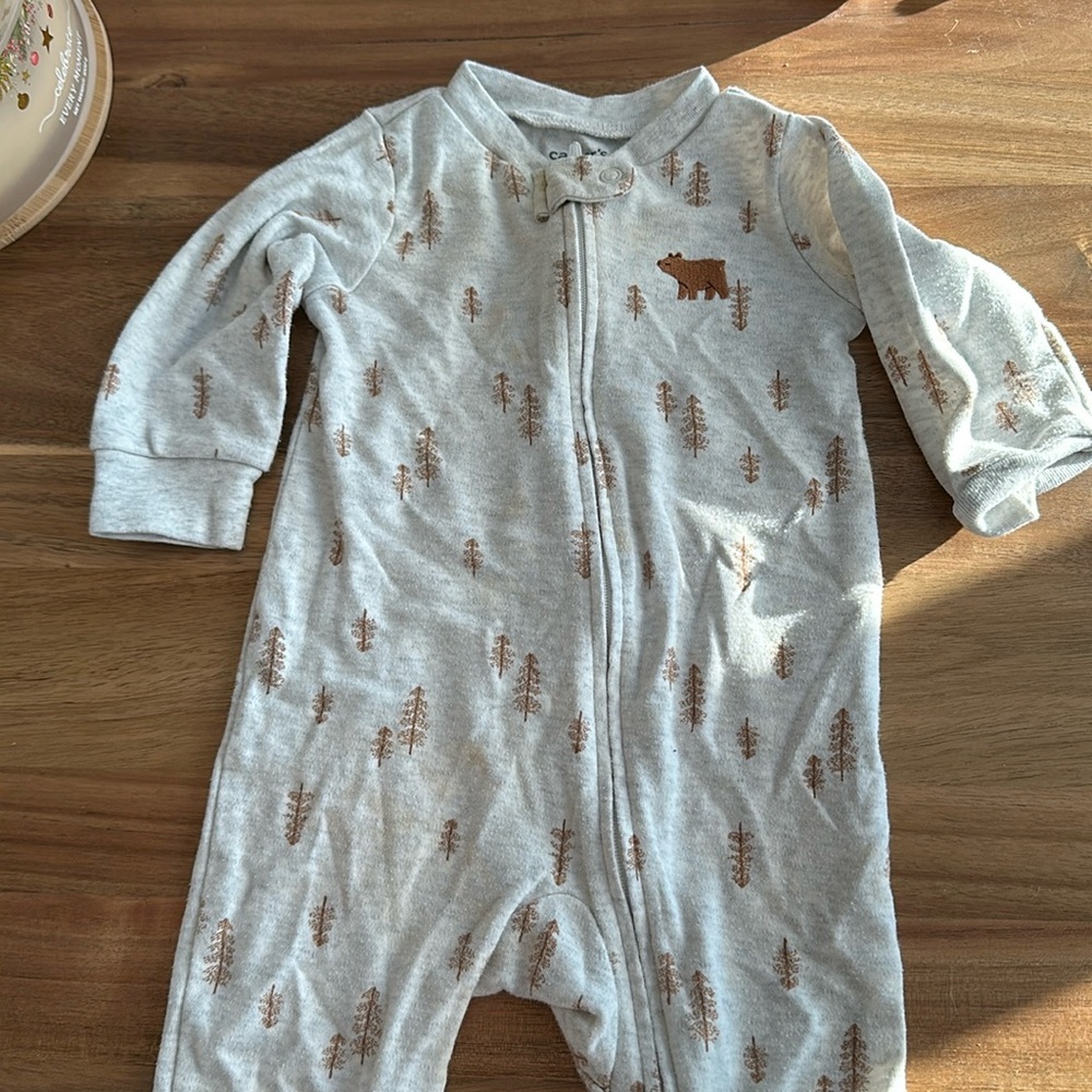 Tree print Sleeper - 6-9M